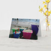 CARTE A PAIL DE SABLE (Fleur jaune)