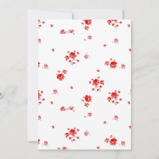 Carte à panneau Giselle fraise (Devant)