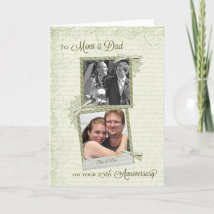 Carte À papa et à maman le __th Anniversaire-Personnalis