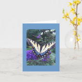 Carte à papillon Swallowtail 2 (Fleur jaune)