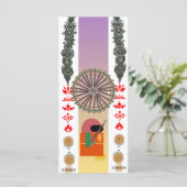 Carte A Path Through a Journey Flat Card (Debout devant)