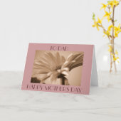 CARTE À PÈRE JOYEUX JOUR DES MÈRES (Fleur jaune)