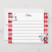 Carte A Pinch of Love, A Dash of Home Recipe Card (Devant)