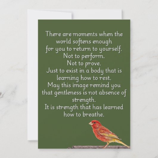 Carte A Place to Exhale (Dos)