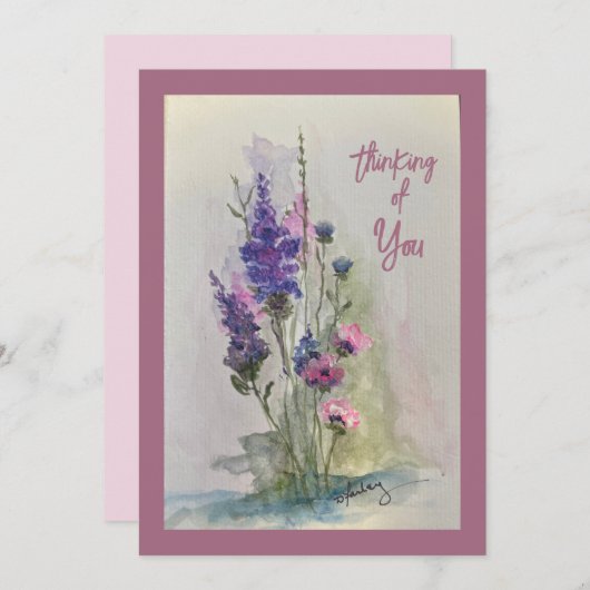 Carte à plat à garder en contact (Devant / Derrière)