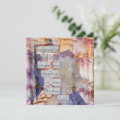 Carte à plat Âme unique d'amitié (Debout devant)