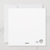 Carte à plat Carré 5,25 x 5,25 (Dos)