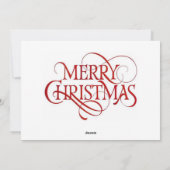 Carte à plat de Noël Golden Retrivers (Dos)