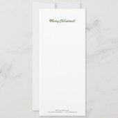 Carte à plat de Noël pour les grands moutons (Dos)