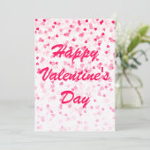 Carte à plat de Saint-Valentin (Debout devant)