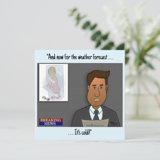 Carte à plat Frigid (Debout devant)