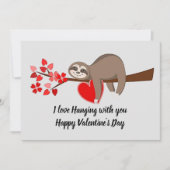 Carte à plat Heureuse Sainte-Valentin (Devant)