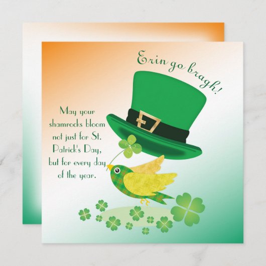 Carte à plat Lucky Flight de Shoemaker (Devant / Derrière)