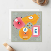 Carte à plat Mah Jongg Bettors (Devant/Arrière en situation)