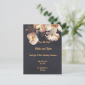 Carte à plat Mariage Elegance intemporelle (Debout devant)