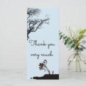 Carte à plat (merci) (Debout devant)