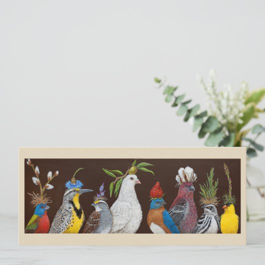 Carte à plat Peace (Debout devant)