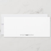 Carte à plat Peace (Dos)