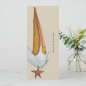 Carte à plat pélican et étoile de mer (Debout devant)