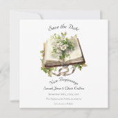 Carte à plat pour annoncer la date de votre événem (Devant)