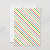 Carte à plat pour les enfants Merci de ballon Note (Dos)