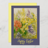 Carte à plat Printemps (Devant / Derrière)