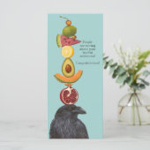 Carte à plat Raven félicitations (Debout devant)