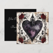 Carte à plat Secret Admirer avec inscription sur l (Devant / Derrière)