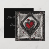 Carte à plat Secret Admirer avec inscription sur l (Devant / Derrière)