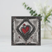 Carte à plat Secret Admirer avec inscription sur l (Debout devant)