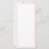 Carte à plat WENDELITO Cinco de Mayo 4x9.25 (Dos)