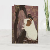 Carte A Polite Performance – Guinea Pig Greeting Card (Dos)