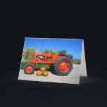 Carte à puce<br><div class="desc">1955 WD45 Allis Chalmers Tractor- Autumn Accent Pillow This vintage tractor is a 1955 WD45 Allis Chalmers show with 3 pumkins on pillow for your tractor lover to snuggle up to.</div>