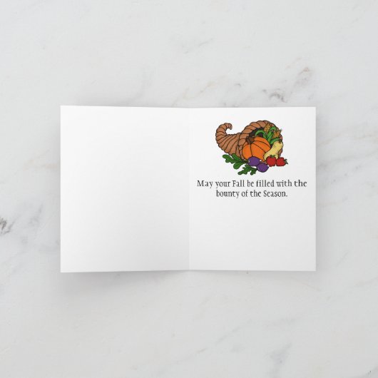 Carte à puce automne (Intérieur)