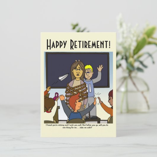 Carte à puce de retraite (Debout devant)