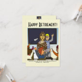 Carte à puce de retraite (Devant/Arrière en situation)