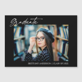 Carte à puce moderne élégante de calligraphie (Devant)