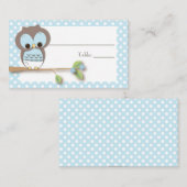 Carte à puce pour bébé | Bleu (Devant / Derrière)