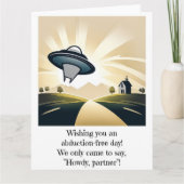 Carte à puce UFO Alien (Devant)