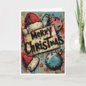 Carte A punk christmas card (Devant)