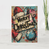 Carte A punk christmas card (Devant)