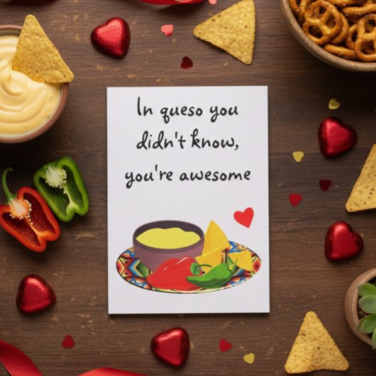 Carte A Queso Funny Mexicain Amour Saint Valentin