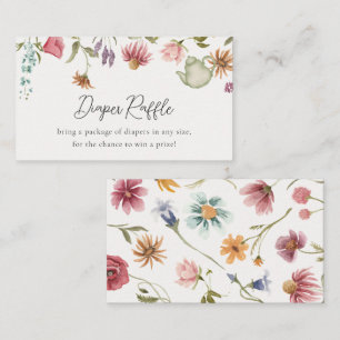 Carte à rabat à Baby shower de thé floral