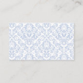 Carte à rabat Blue Hydrangea Diaper (Dos)