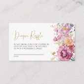 Carte à rabat Fleur sauvage violet (Devant)