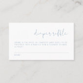 Carte à rabat LEAH Vibrant Pastel Dusty Blue Diape (Devant)