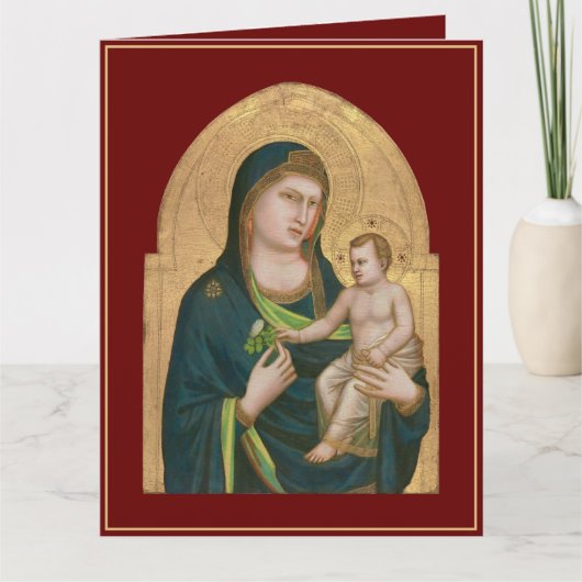 CARTE À REPASSER : MADONNA & ENFANT : GIOTTO : 133 (Devant)