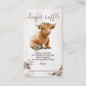 Carte à roulettes à fleurs de vache Highland (Devant)