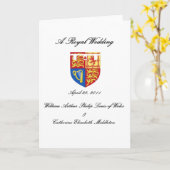Carte A Royal Wedding (Fleur jaune)
