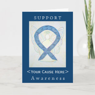 Carte à ruban Customisée Thyroid Paisley Awareness